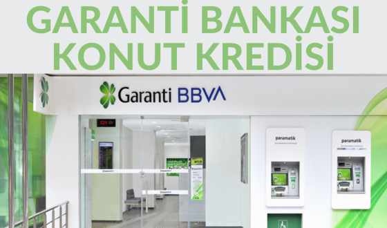 Garanti Bankası konut kredisi faiz oranları ile 2 milyon TL'nin Geri Ödemesi