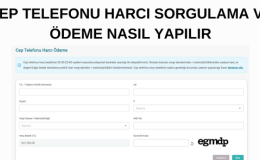 Cep Telefonu Harcı Ödeme ve Sorgulama Nasıl Yapılır?