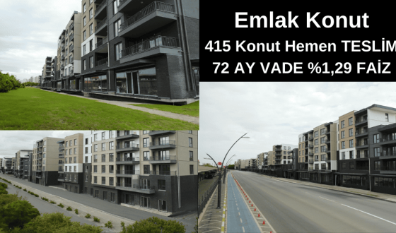 Balıkesir Emlak Konut 72 Ay Vade İle Hemen Evinizi Teslim Alın