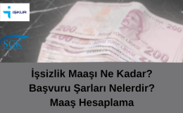 2024 İşsizlik Maaşı Ne Kadar? Şartları Nelerdir? Başvuru Şartları ve Hesaplama Nasıl Yapılır?