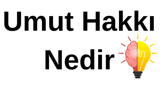 Umut Hakkı Nedir? Kimler Yararlanır?