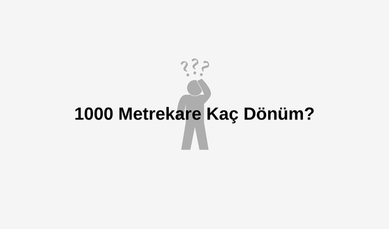 1000 Metrekare Kaç Dönüm?